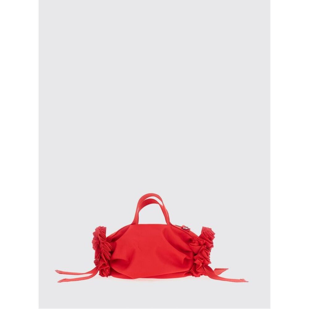 Simone Rocha Women Simone Rocha Double Ribbon Nylon Handbag With Bow And Ruffles